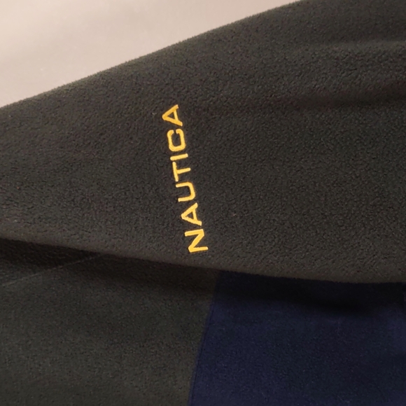 Vintage Nautica Reversible Fleece Jacket Large 90s Y2K - Picture 4 of 12